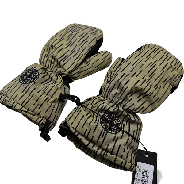 Stone Island 2021 Reflective Rain Camo Gloves