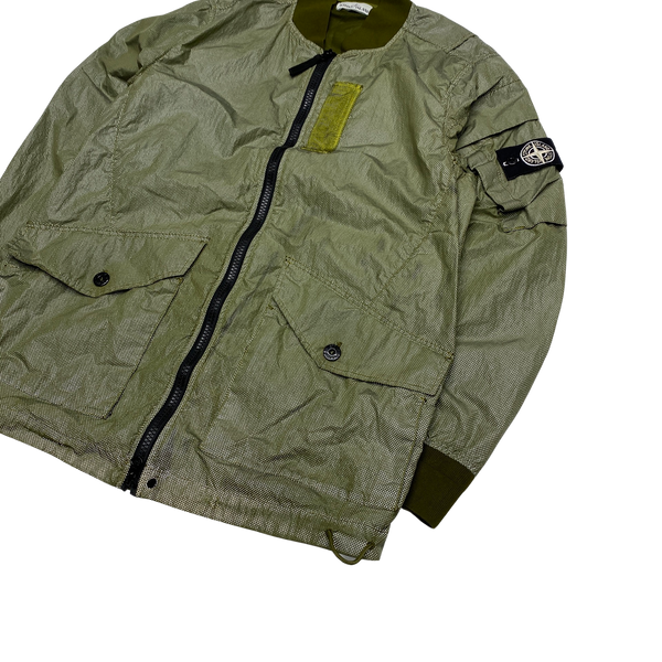 Stone Island 2016 Green Pixel Reflective Jacket