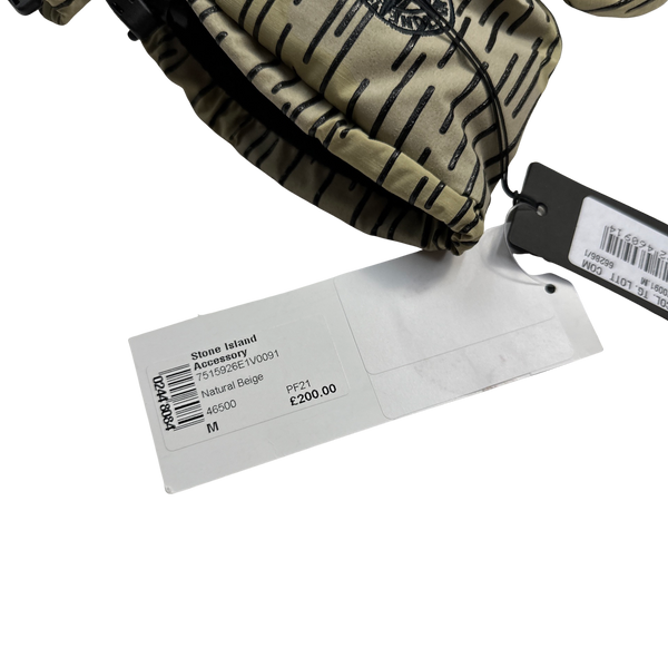 Stone Island 2021 Reflective Rain Camo Gloves