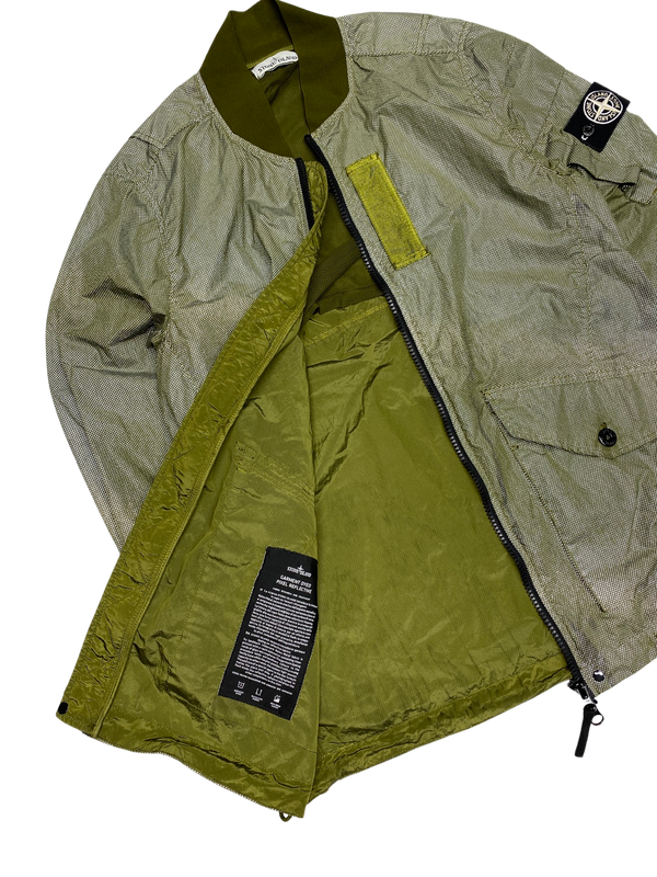 Stone Island 2016 Green Pixel Reflective Jacket