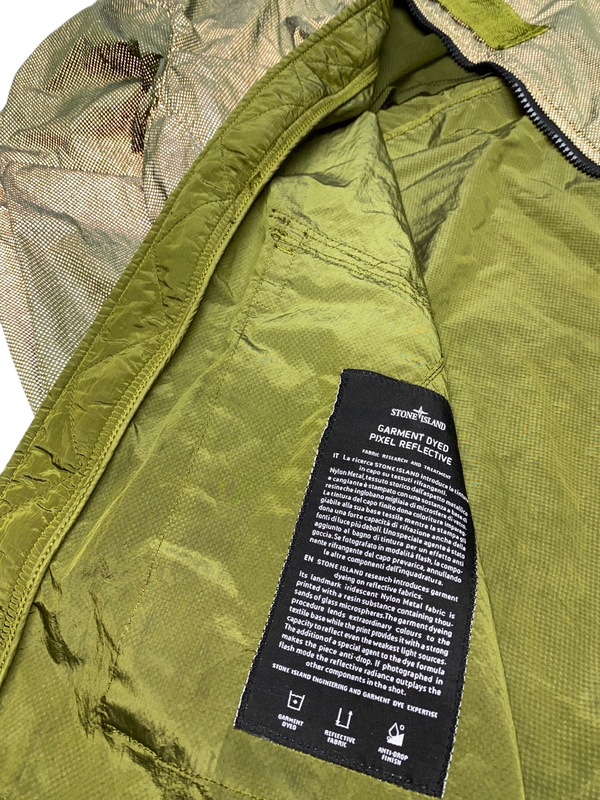 Stone Island 2016 Green Pixel Reflective Jacket