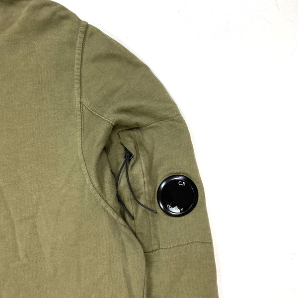 CP Company Khaki Lens Viewer ReColour Crewneck