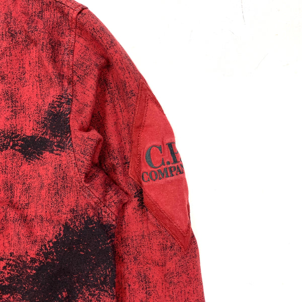 CP Company Red Camo Crewneck Sweatshirt