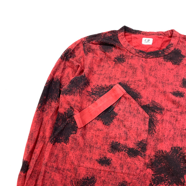 CP Company Red Camo Crewneck Sweatshirt