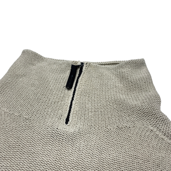 Stone Island 1999 Oatmeal Knitted Vintage Pullover Jumper