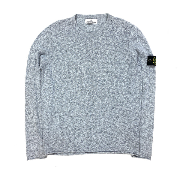 Stone Island Grey Marl Crewneck Jumper