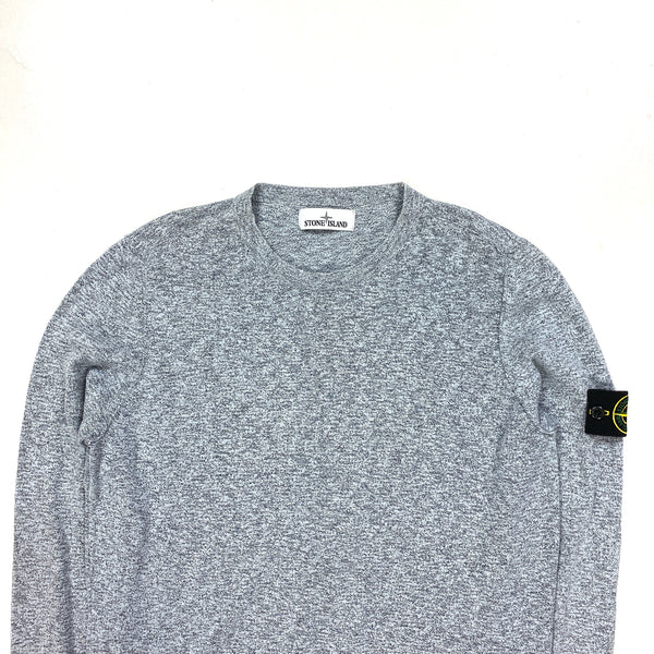 Stone Island Grey Marl Crewneck Jumper