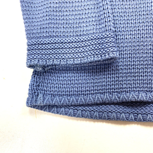Stone Island 1998 Blue Silk Knit