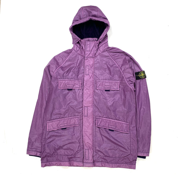 Stone Island Purple Lamy Flock Multipocket Jacket