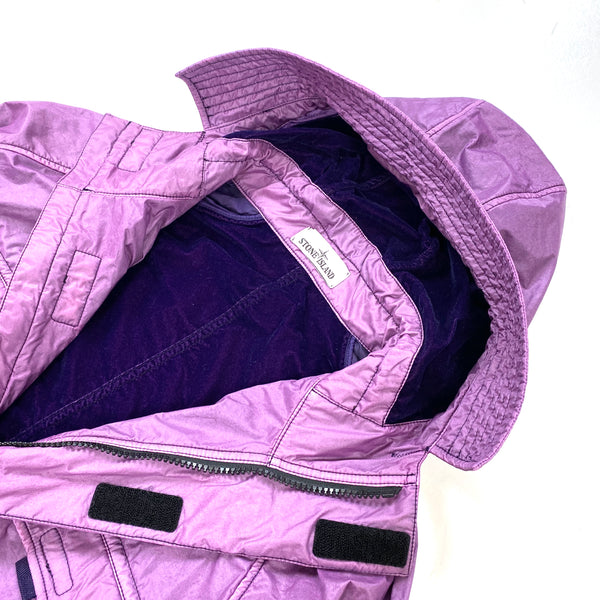 Stone Island Purple Lamy Flock Multipocket Jacket