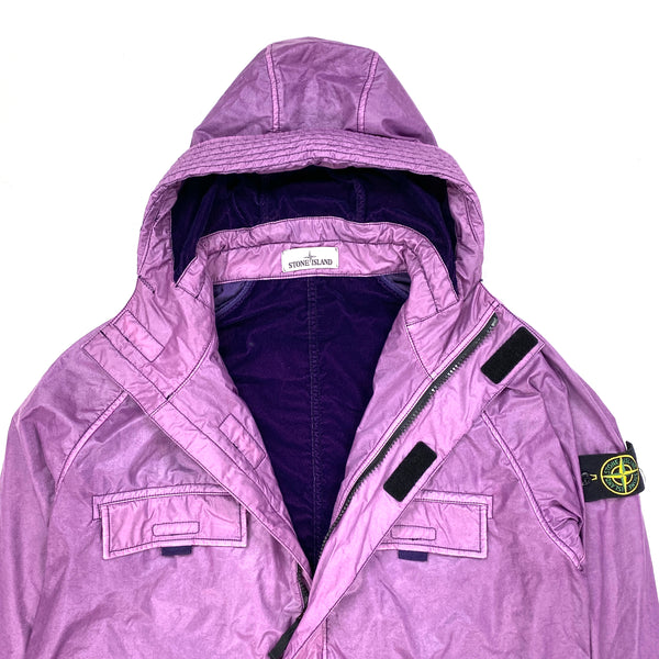 Stone Island Purple Lamy Flock Multipocket Jacket