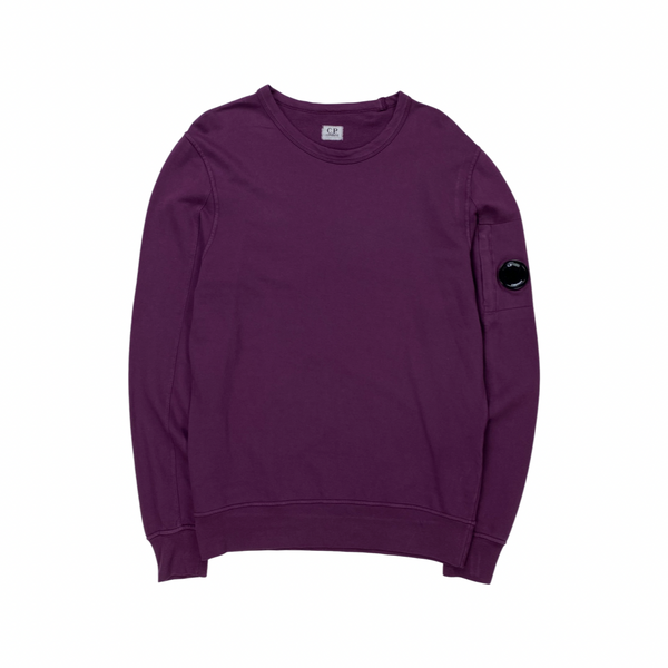 CP Company Purple Cotton Crewneck Sweatshirt