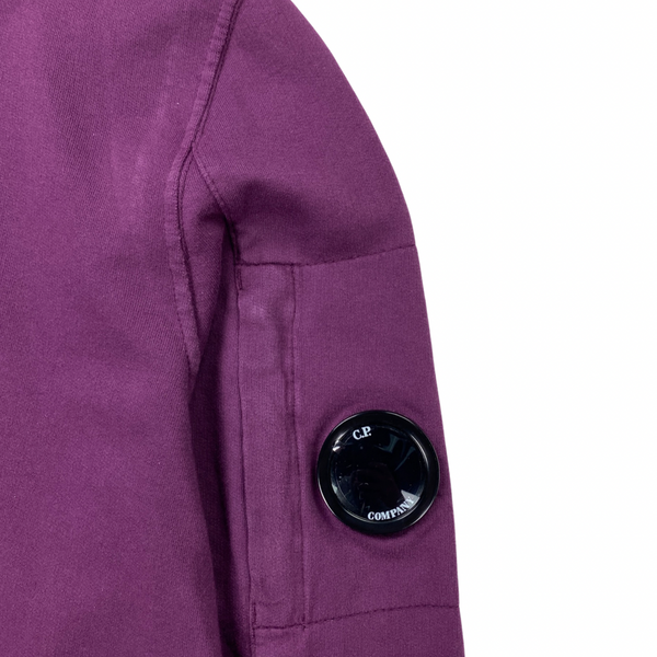 CP Company Purple Cotton Crewneck Sweatshirt
