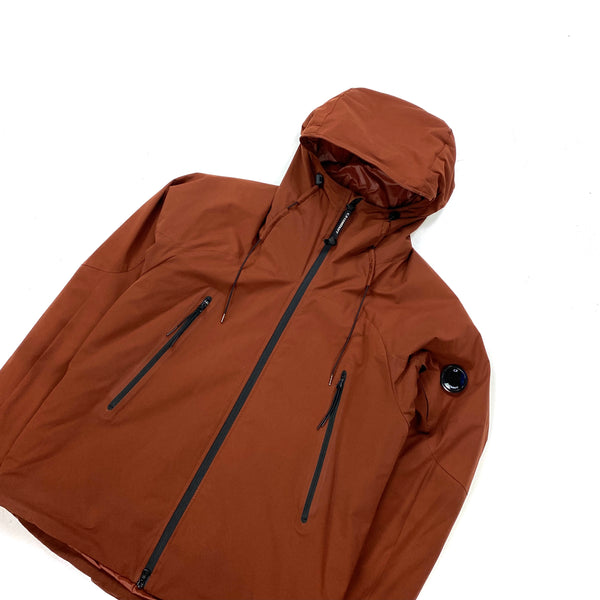 CP Company Pro Tek Burnt Orange Hooded Jacket