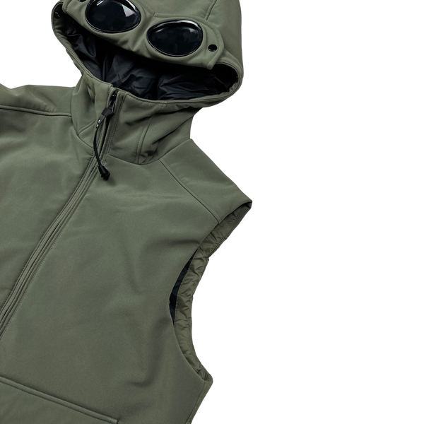 CP Company Khaki Shell R Goggle Vest - Small/XS
