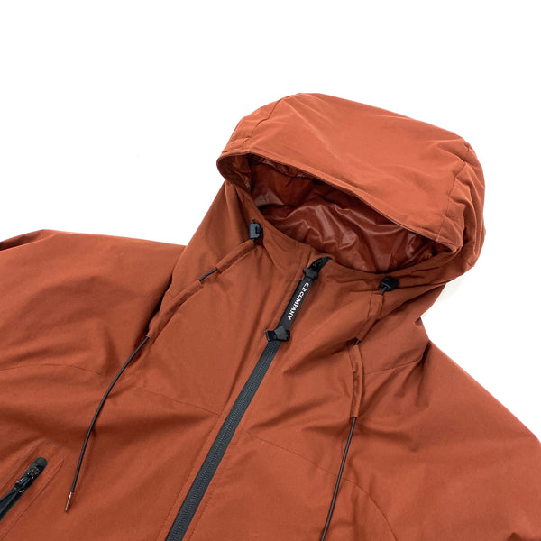 CP Company Pro Tek Burnt Orange Hooded Jacket