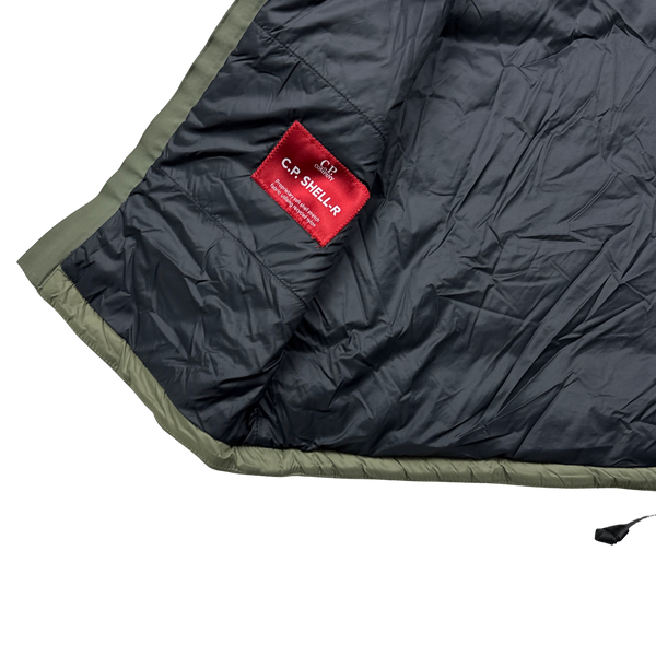 CP Company Khaki Shell R Goggle Vest - Small/XS