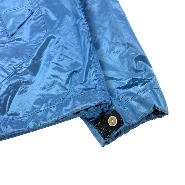 Stone Island Blue 2007 Nylon Metal Hooded Jacket