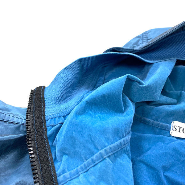 Stone Island Blue 2007 Nylon Metal Hooded Jacket