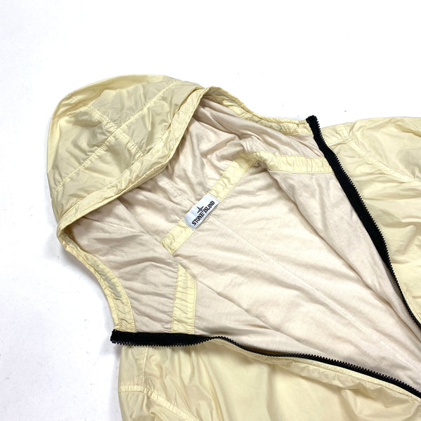 Stone Island Beige Crinkle Reps Hooded Jacket
