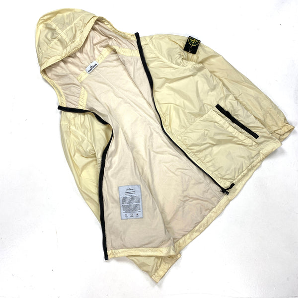 Stone Island Beige Crinkle Reps Hooded Jacket