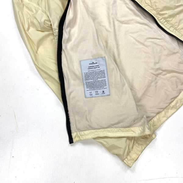 Stone Island Beige Crinkle Reps Hooded Jacket