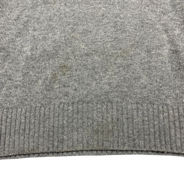 Stone Island Grey Knitted Pullover Jumper