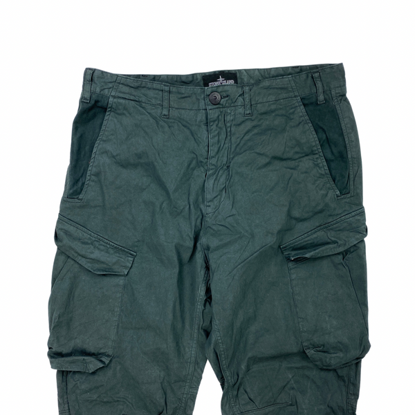 Stone Island 2015 Shadow Project   Forest Green Cargo Trousers