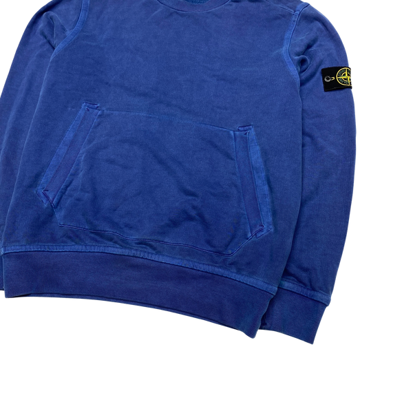 Stone Island Blue Two Tone 2015 Crewneck Sweatshirt