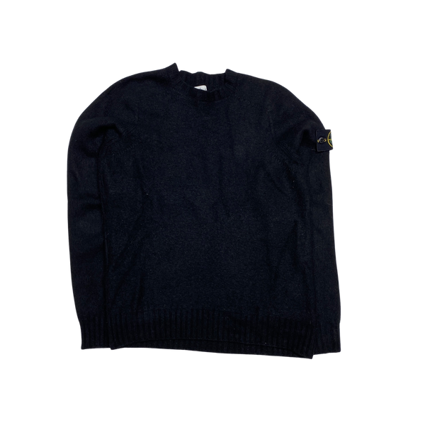 Stone Island 2021 Black Wool Jumper