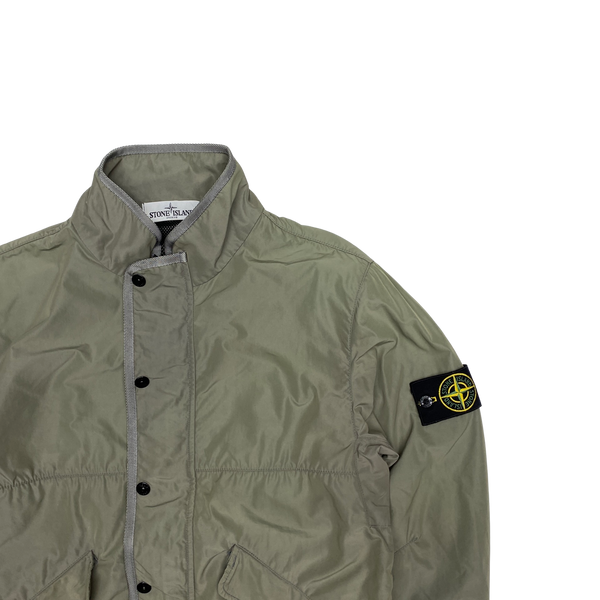 Stone Island Olive Micro Reps Bomber Jacket