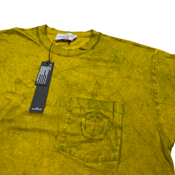 Stone Island Supreme 2019 Collaboration Dust Treatment Cotton T Shirt