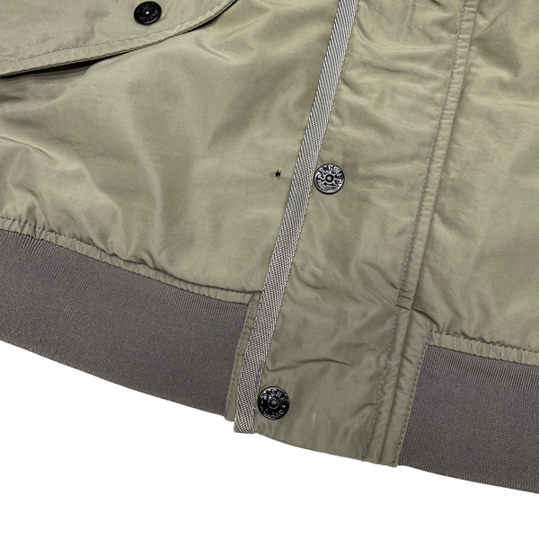 Stone Island Olive Micro Reps Bomber Jacket