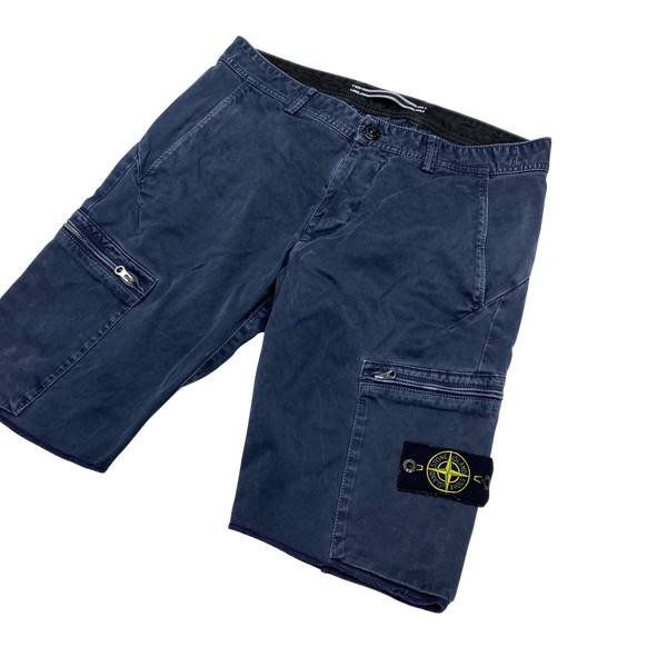 Stone Island 2016 Navy Cargo Shorts