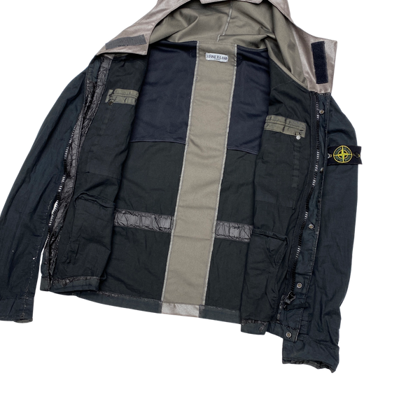 Stone Island 2008 Spalmatura Hooded Multi Pocket Jacket