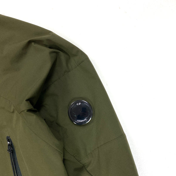 CP Company Khaki Green Hooded Pro Tek Jacket