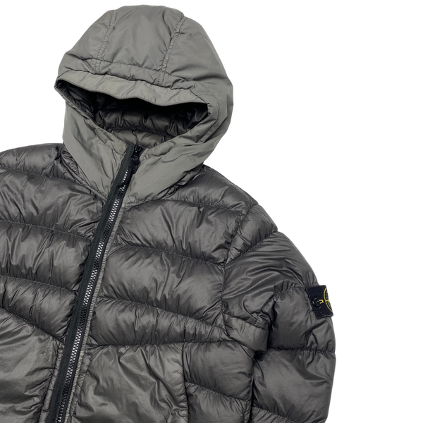 Stone Island 2016 Grey Garment Dyed Puffer Jacket