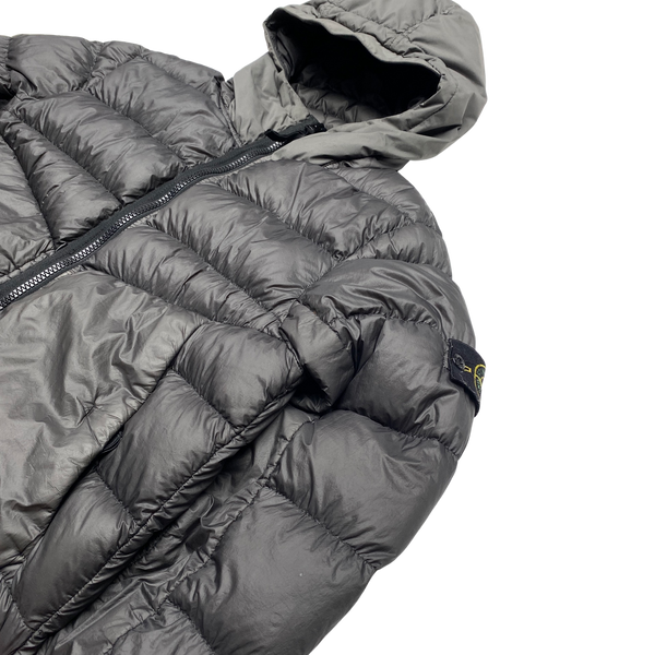 Stone Island 2016 Grey Garment Dyed Puffer Jacket