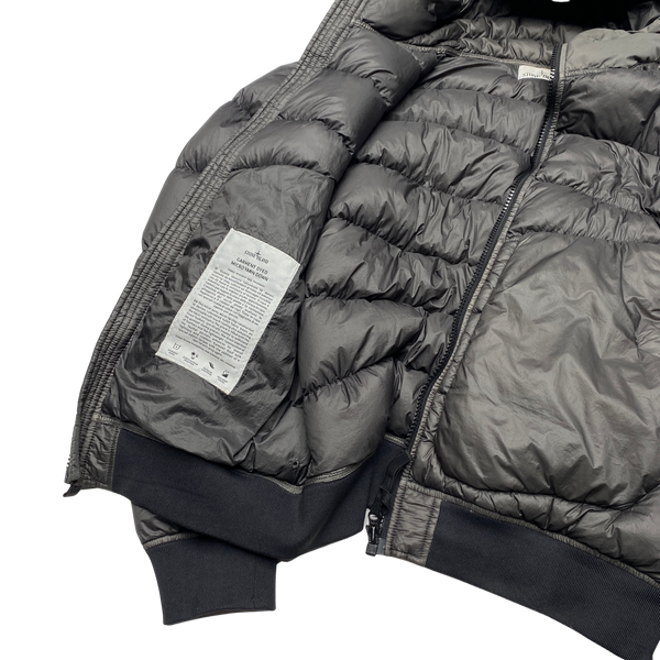 Stone Island 2016 Grey Garment Dyed Puffer Jacket