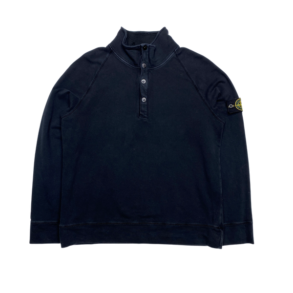Stone Island 2009 Dark Navy Stretch Cotton Pullover