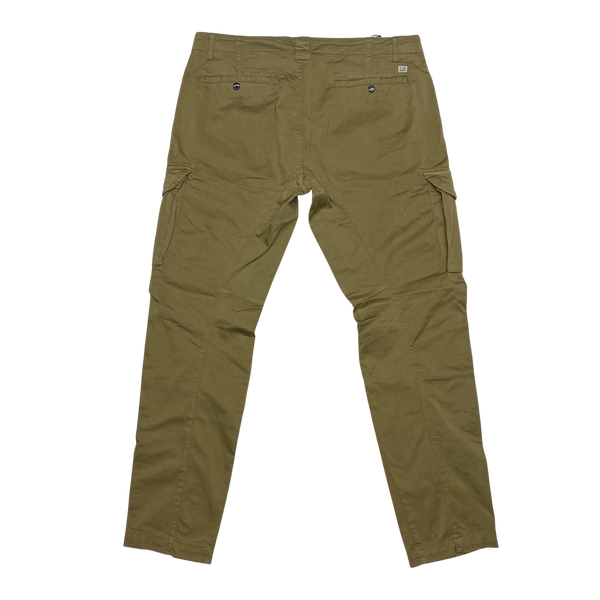 CP Company Beige Ergonomic Tapered Cargo Trousers
