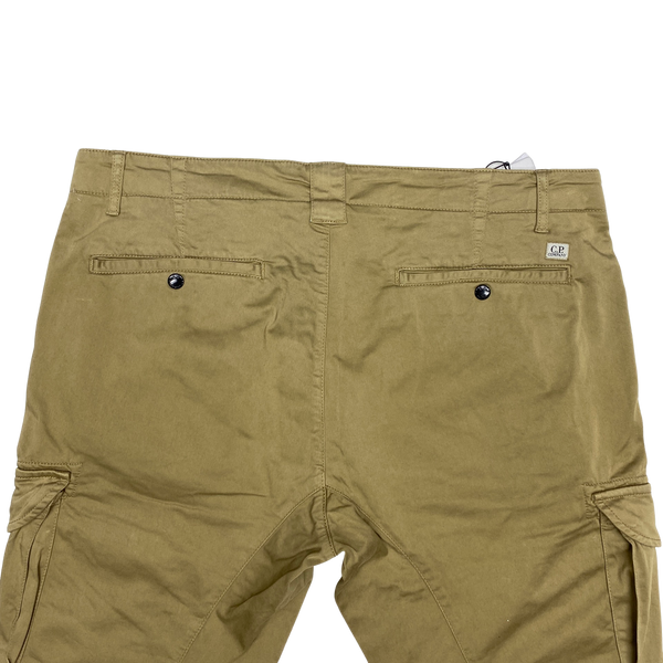 CP Company Beige Ergonomic Tapered Cargo Trousers