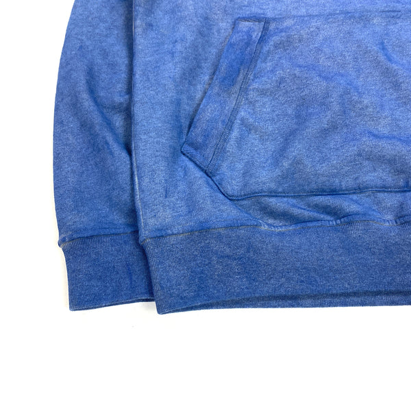 Stone Island Dust Colour Treatment Blue Pullover Hoodie