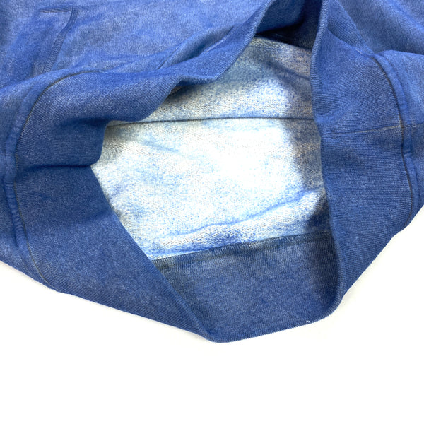 Stone Island Dust Colour Treatment Blue Pullover Hoodie