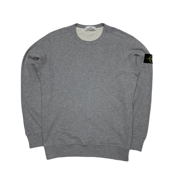 Stone Island 2018 Light Grey Cotton Sweatshirt