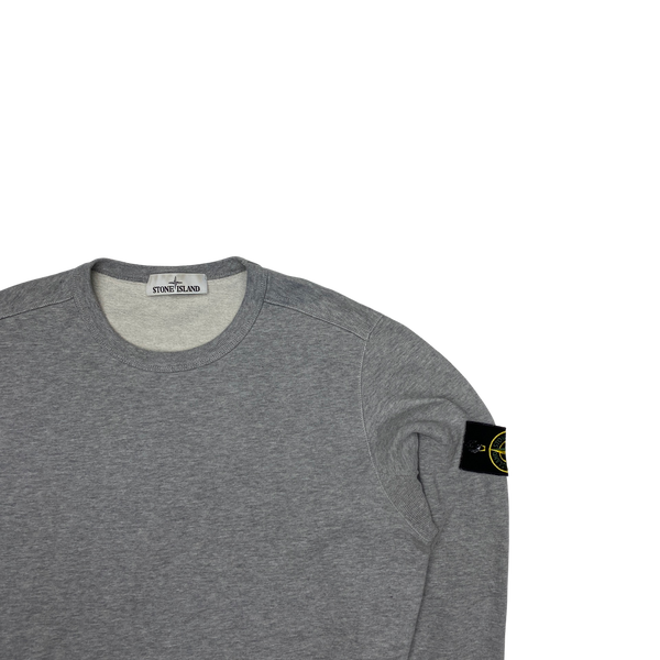 Stone Island 2018 Light Grey Cotton Sweatshirt