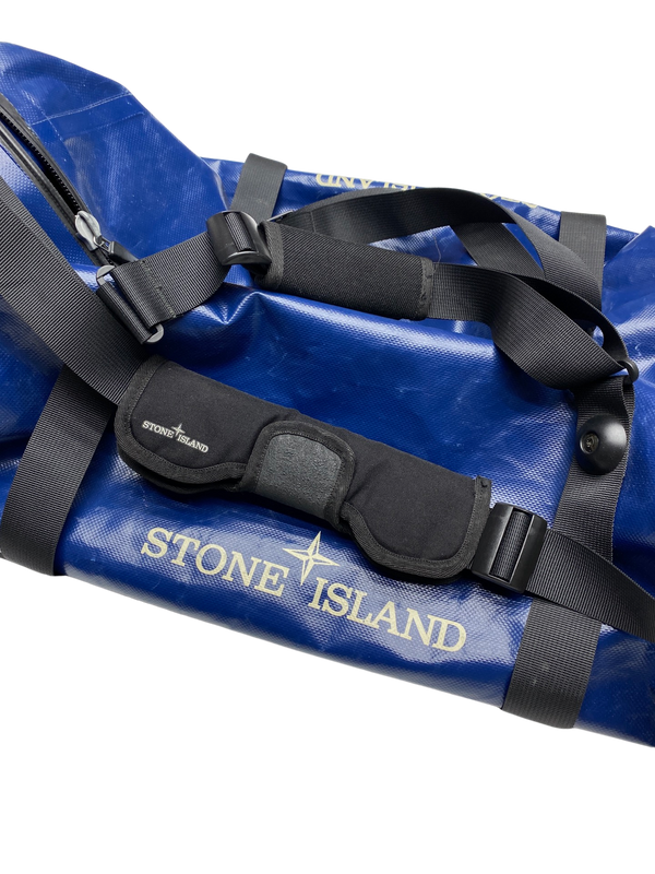 Stone Island Blue PVC Duffle Bag