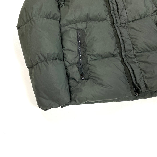 Stone Island Dark Green 2017 Crinkle Reps Puffer