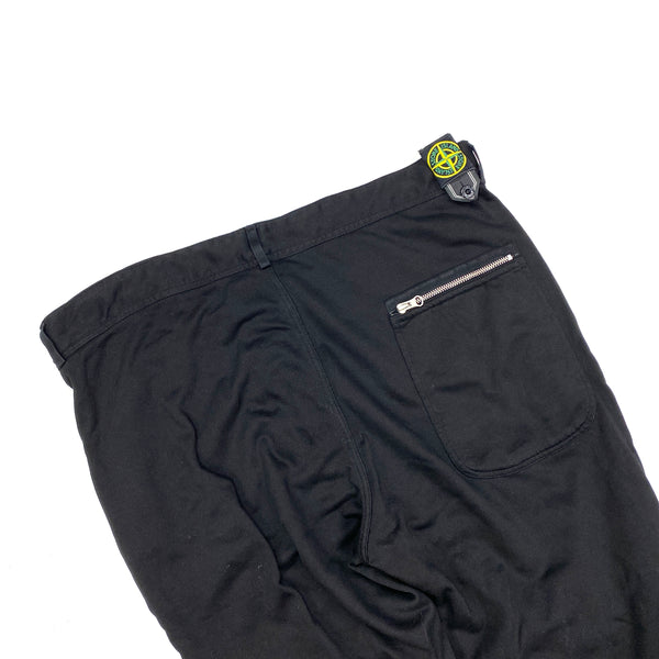 Stone Island 2009 Black Cotton Joggers