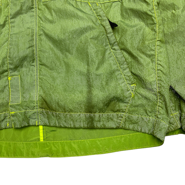 Stone Island 2016 Green Pixel Reflective Hooded Jacket